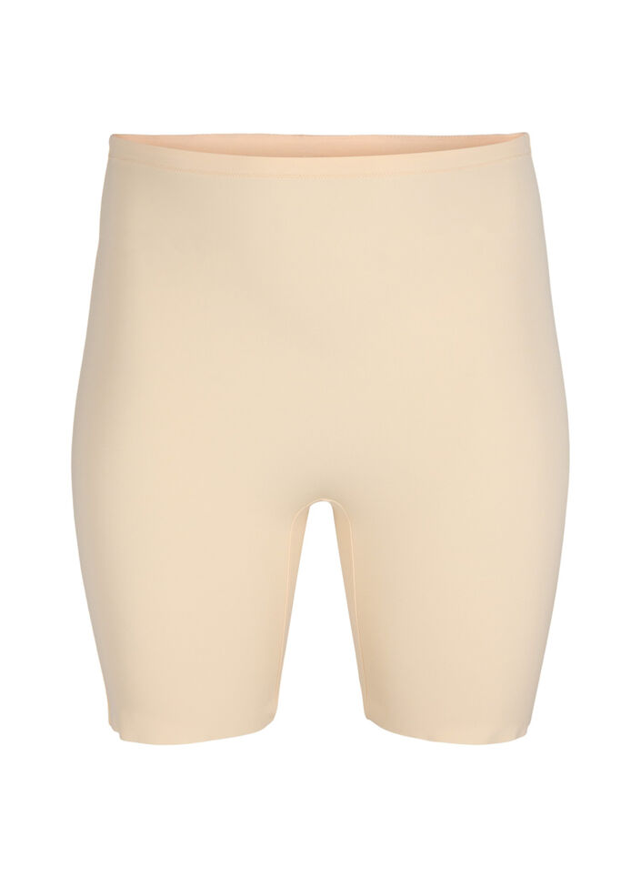 Light shapewear shorts met hoge taille, Beige, Packshot image number 0