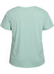 T-shirt met korte mouwen en V-hals, Groen, Packshot image number 1