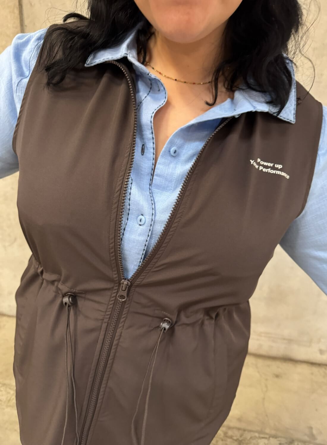 ZizziBruine en blauwe tinten, , Model