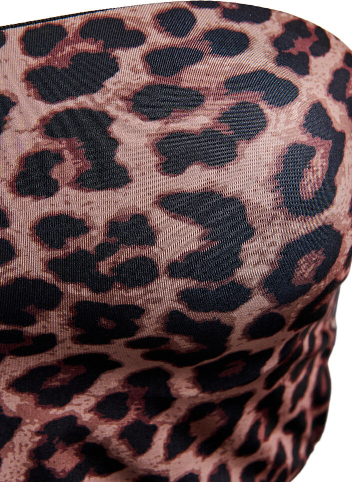 Luipaard bandeau bikinitop, Leopard AOP, Packshot