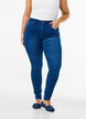Super slim Amy jeans met hoge taille, Blue Denim, Model image number 2