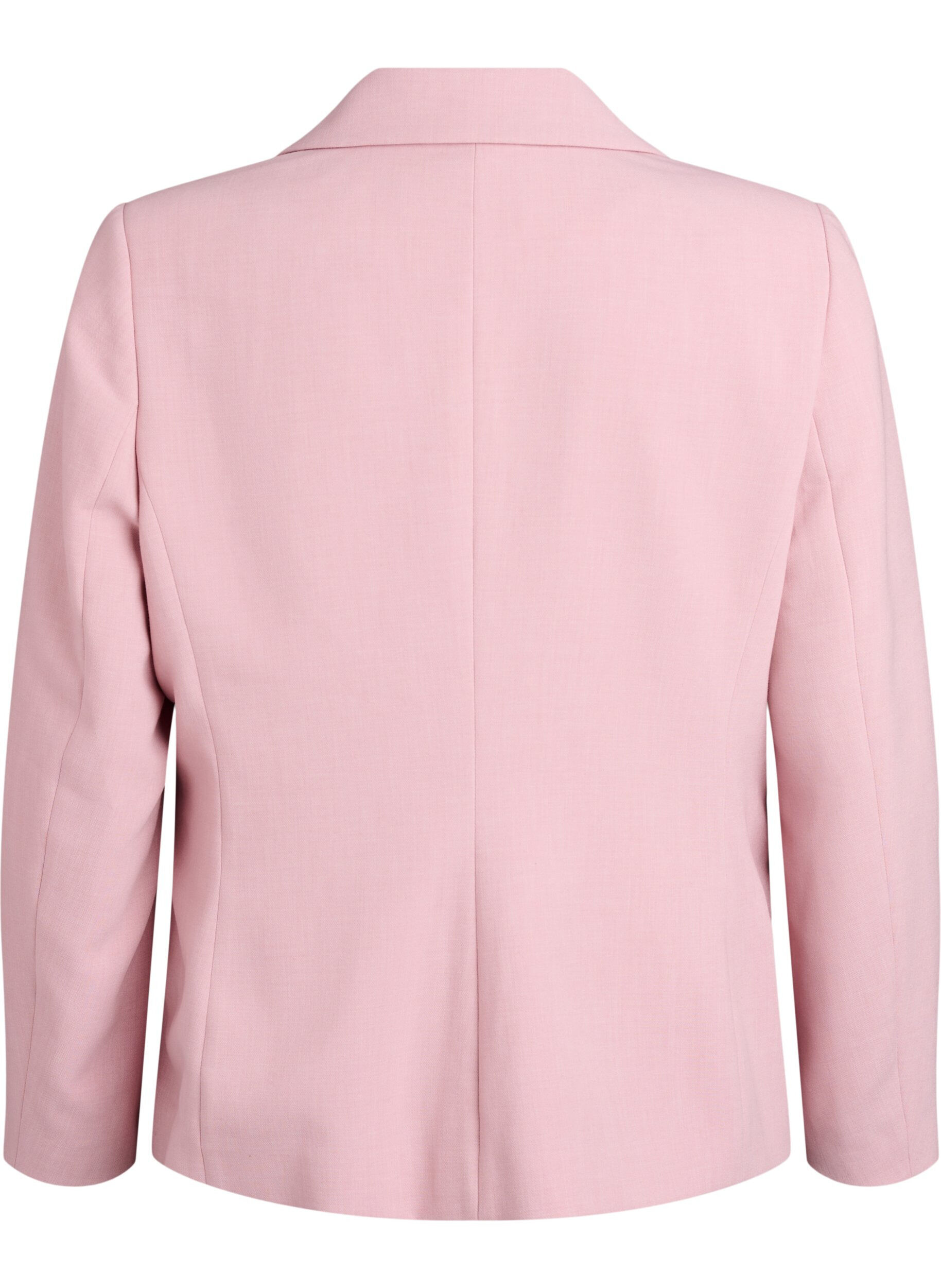 ZizziKlassieke blazer met knoopsluiting en zakken, Roze, Packshot image number 1