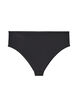 High-waisted Tai bikinislip met gouden detail, Zwart, Packshot image number 1