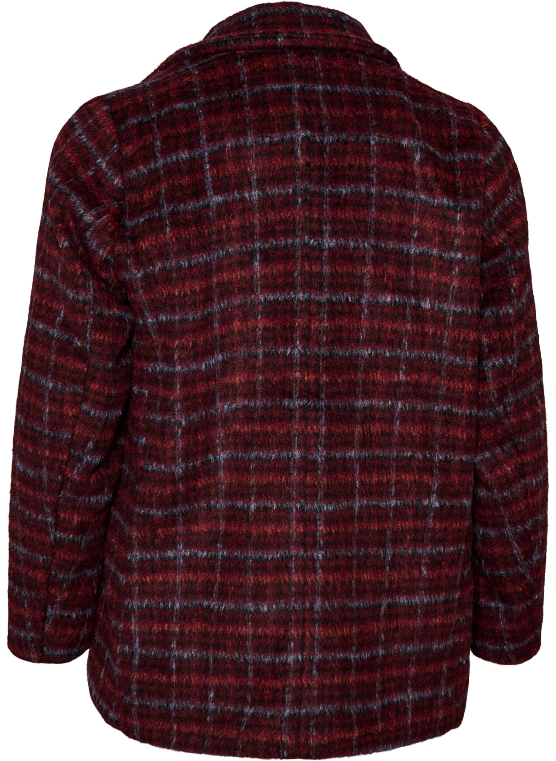 ZizziGeruit jasje met zakken, Rood, Packshot image number 1