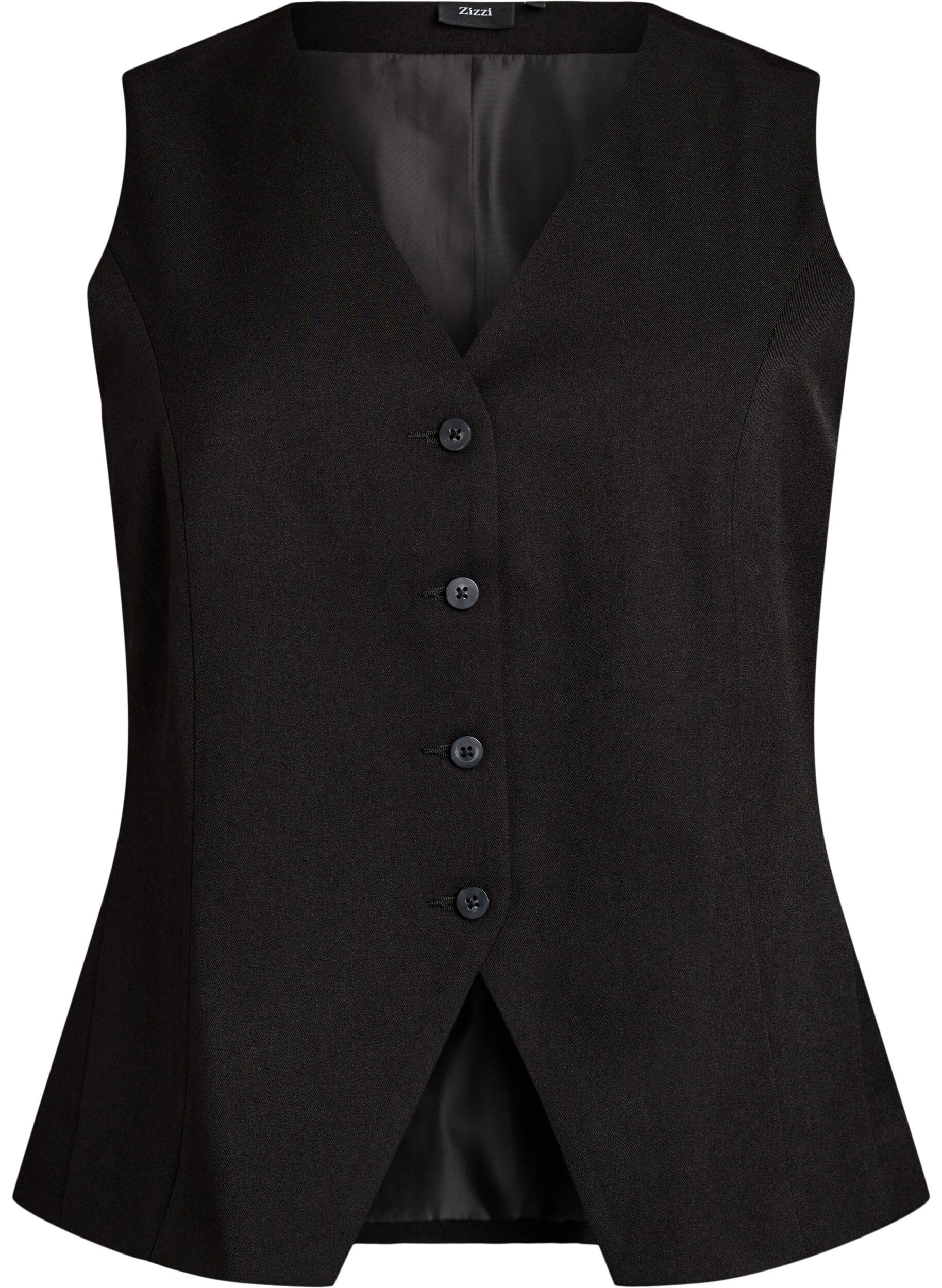 Gilet met knoopsluiting