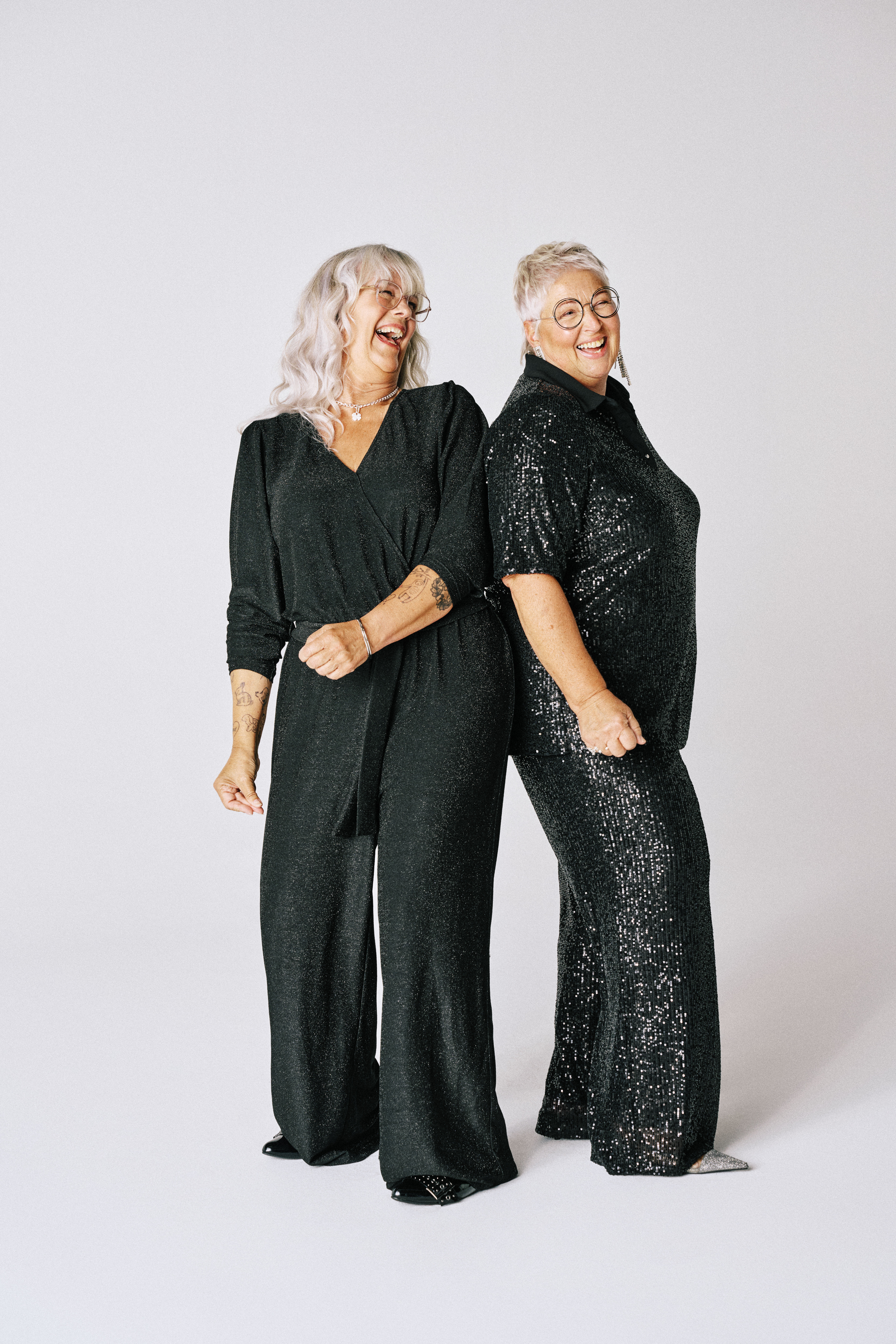 Pailletten, kant en glitter, , Model