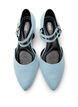 Pumps met dubbele bandjes, Blauw, Packshot image number 2