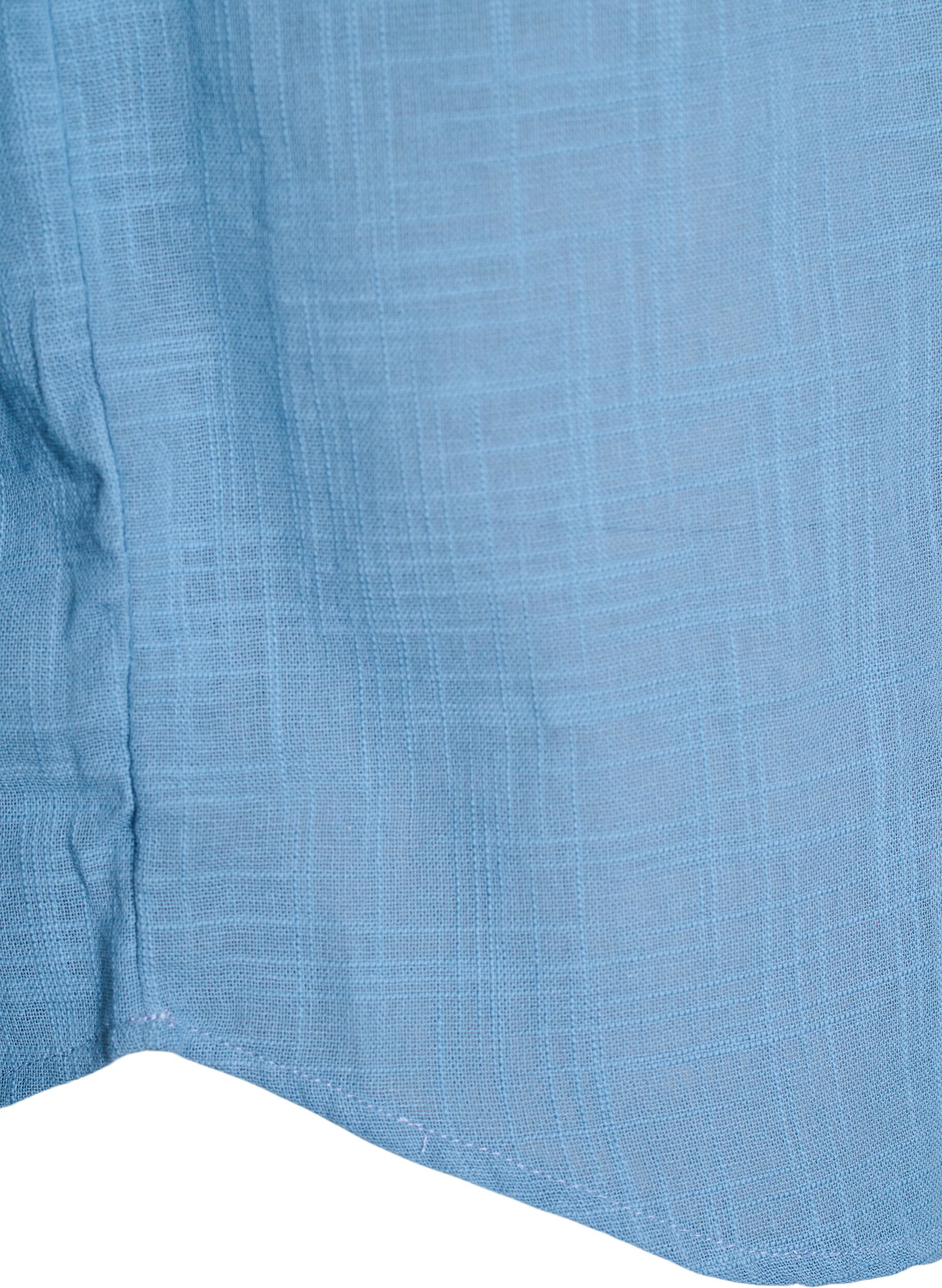 ZizziLosse blouse met kapmouwen, Blauw, Packshot image number 3