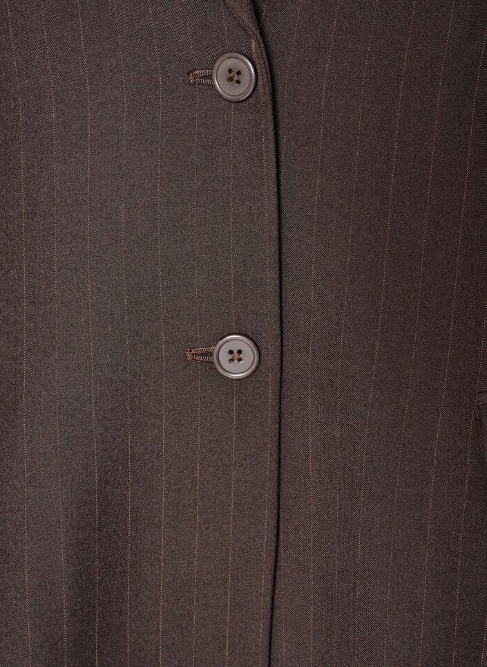 Blazer met zakken en splitten, Bruin, Packshot image number 2
