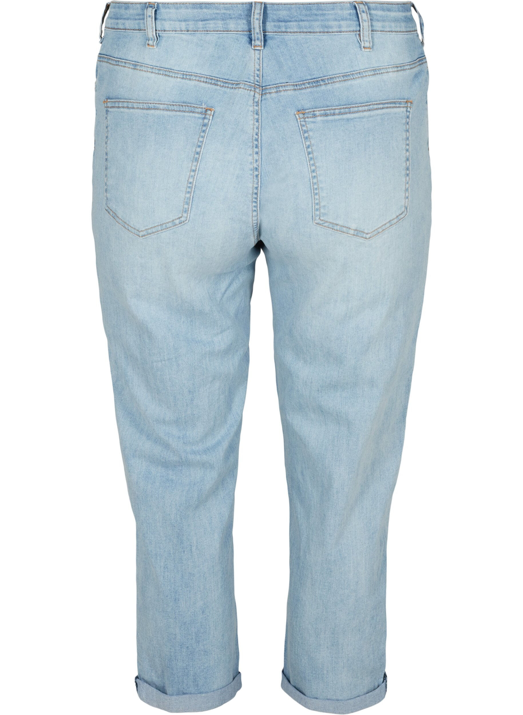 Zizzi7/8 jeans met hoge taille, Blauw, Packshot image number 1
