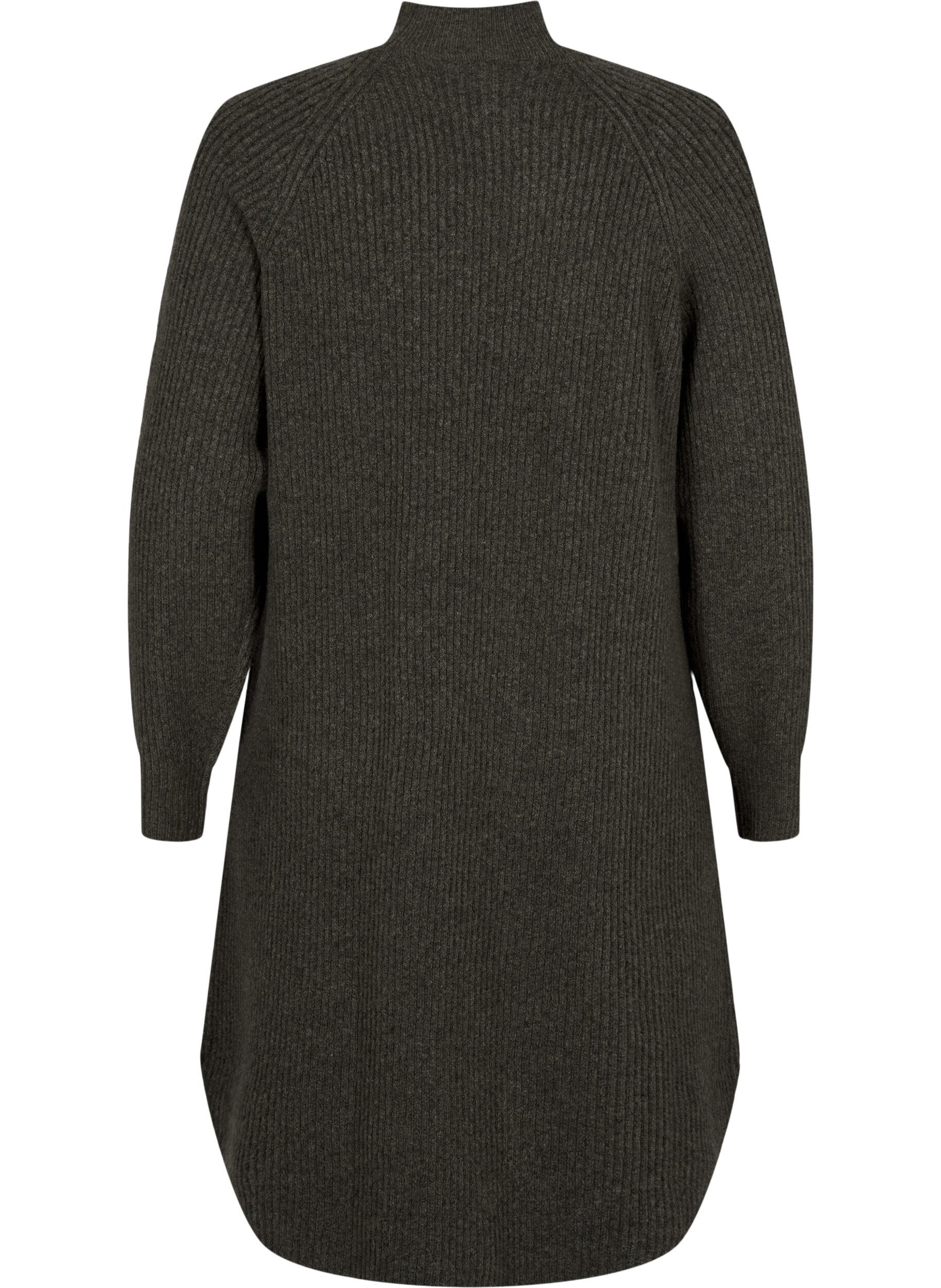 ZizziJurk van gebreide stof met lange mouwen en hoge hals, Sea Turtle Mel., Packshot image number 1