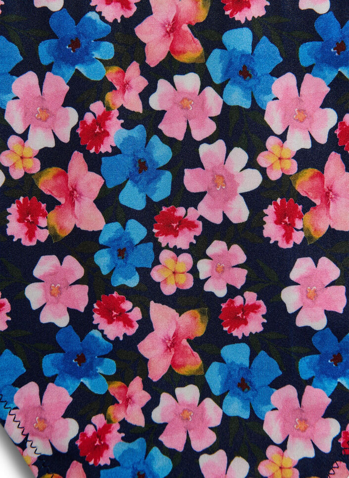 Culotte de bikini br&eacute;silienne &agrave; imprim&eacute; floral, Rose poudr&eacute;e, Packshot image number 2