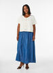 Denimlook maxirok in TENCEL&trade; Lyocell, Blauw, Model image number 0