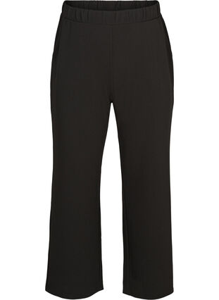 ZizziLosse broek met zakken, Zwart, Packshot image number 0