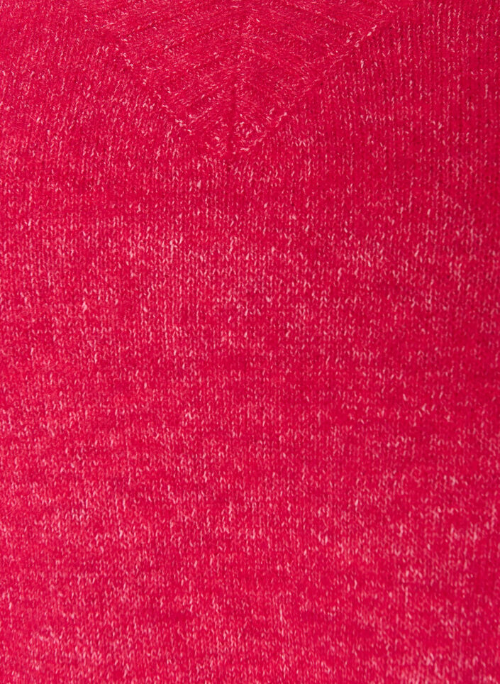 Jumper met V-hals, Roze, Packshot image number 2
