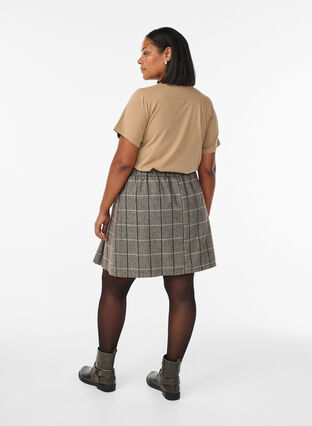 ZizziGeruite rok, Dark Grey Check, Model image number 2