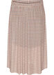 Jupe midi en maille &agrave; carreaux, Beige, Packshot image number 0