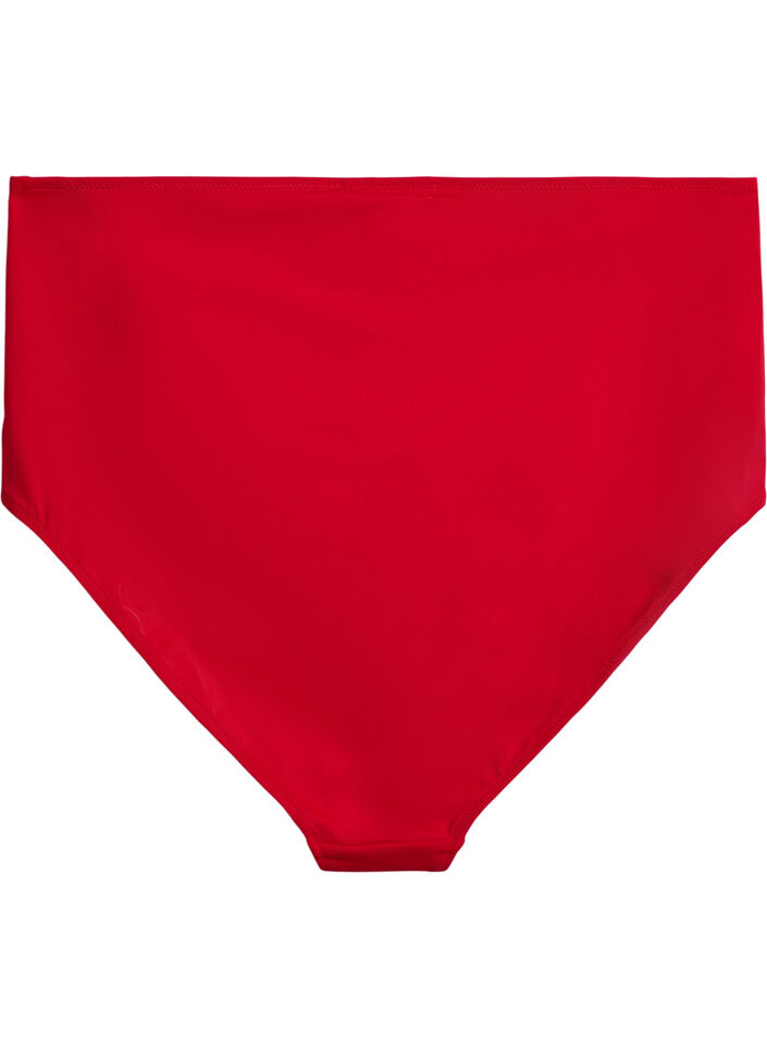 Bikinibroekjes met hoge taille, Rood, Packshot image number 1