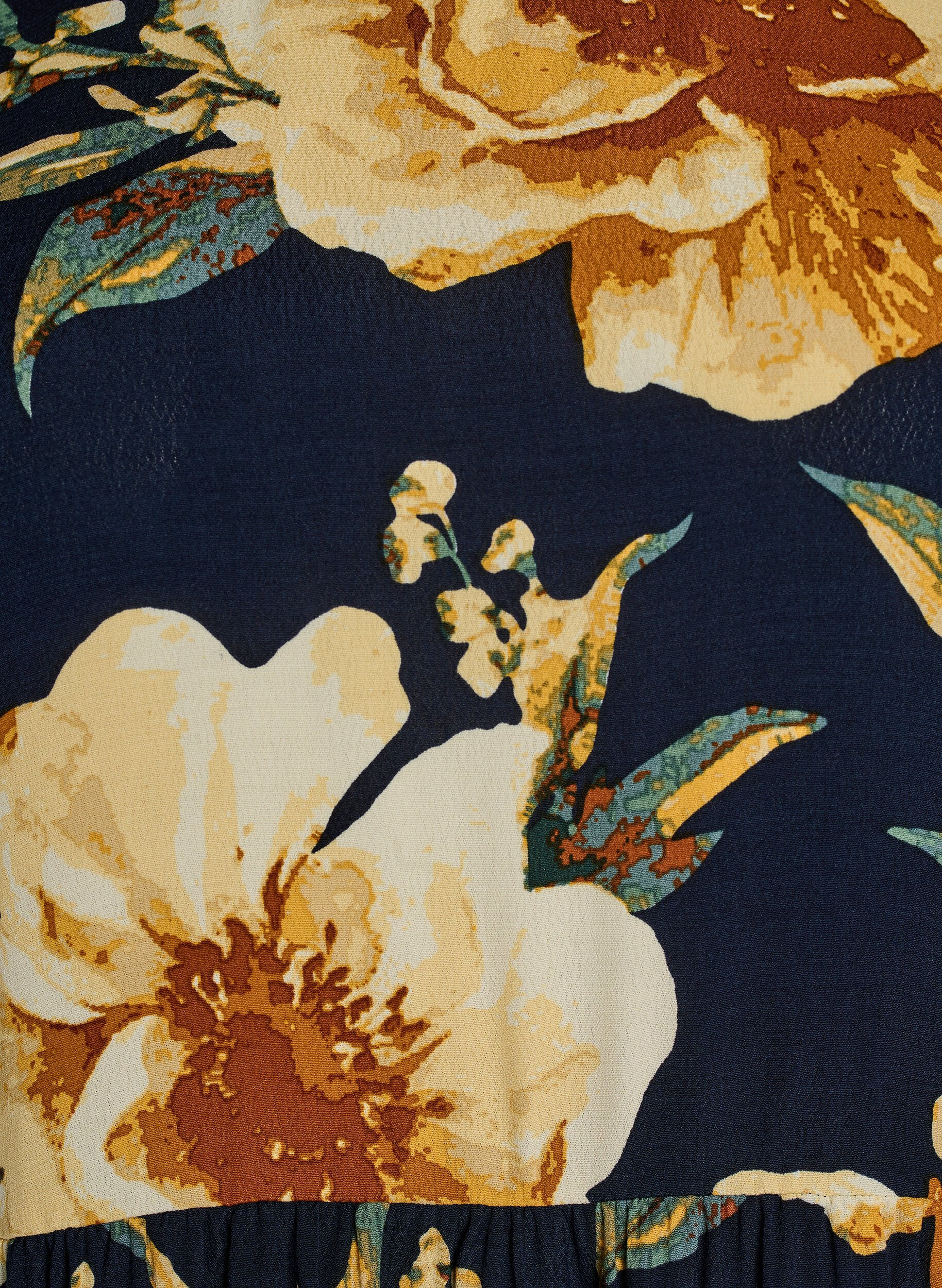 ZizziLange mouwen tuniek met een naad, Blauw, Packshot image number 2