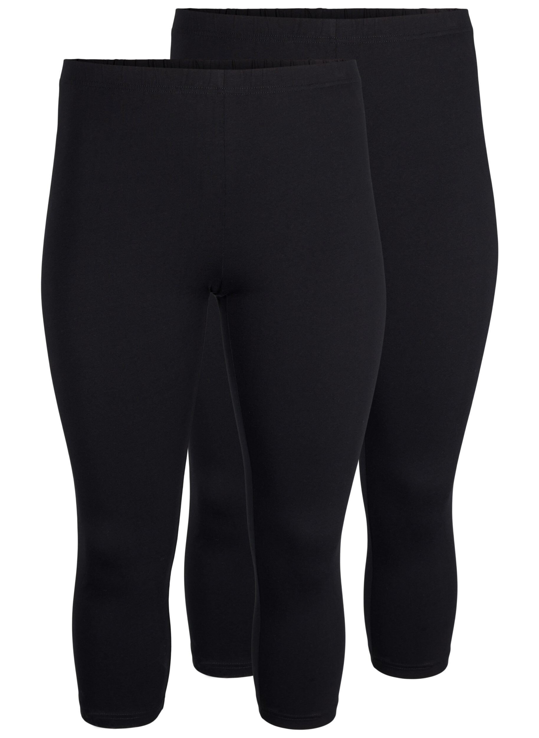 FLASH - 2-pack 3/4 katoenen leggings