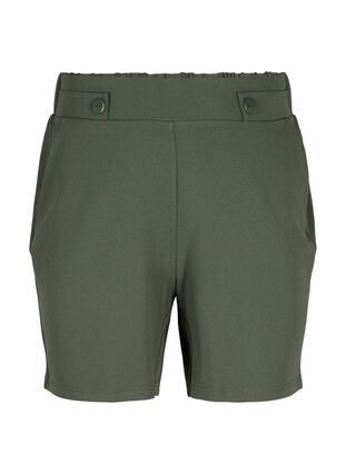 ZizziKorte broek met zakken en losse pasvorm, Groen, Packshot image number 0