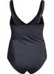 Zwempak met V-hals, Zwart, Packshot image number 1