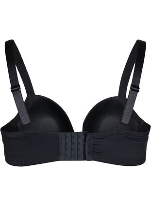 ZizziVoorgevormde beha met decoratie midden voor, Black, Packshot image number 1