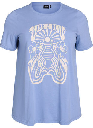 ZizziT-shirt met retroprint, Infinity w. Rock, Packshot image number 0