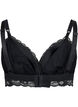 Voedingsbeha met kant, Zwart, Packshot image number 1