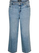 Kiana straight-fit jeans met hoge taille, Blauw, Packshot image number 0