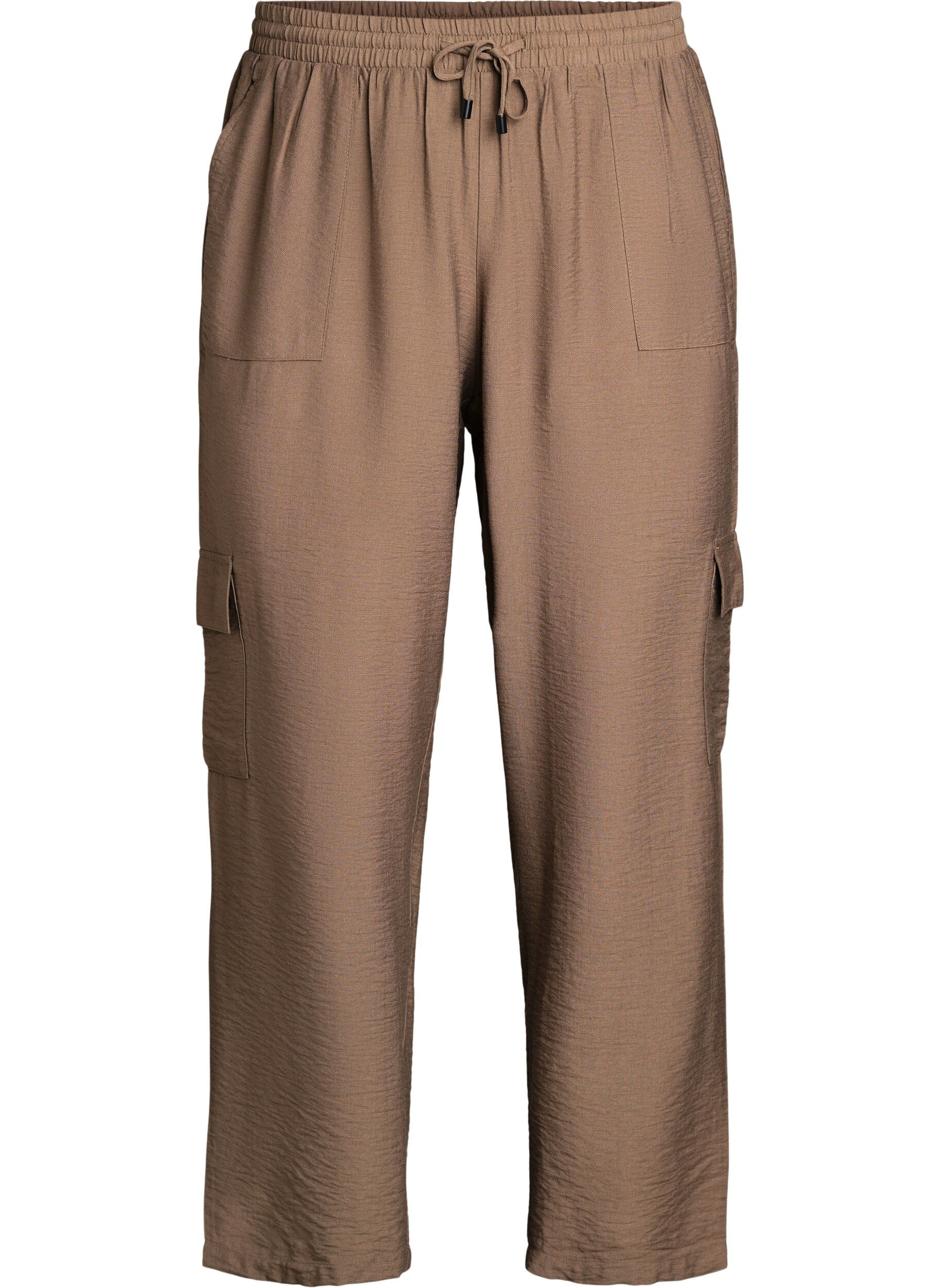 Cargo broek met hoge taille