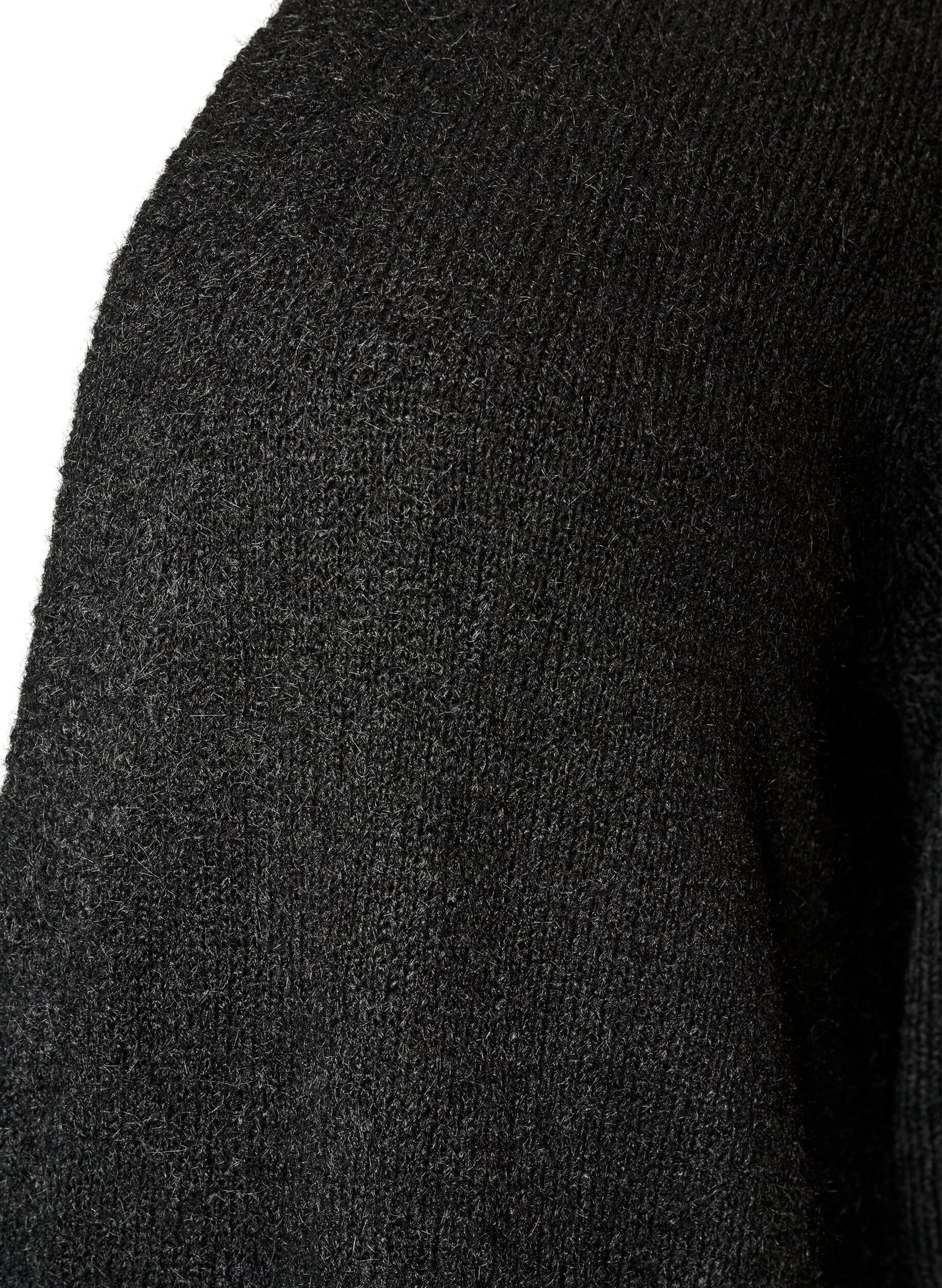 ZizziLang vest met zakken, Zwart, Packshot image number 2