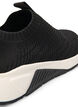 Slip-on sneaker met wijde pasvorm, Zwart, Packshot image number 4