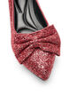 Glitterschoen met strik, Rood, Packshot image number 3