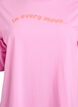T-shirt sportif en coton bio, Rose, Packshot image number 2