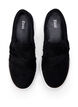 Brede slip-on-pasvorm met knoopdetail, Zwart, Packshot image number 2
