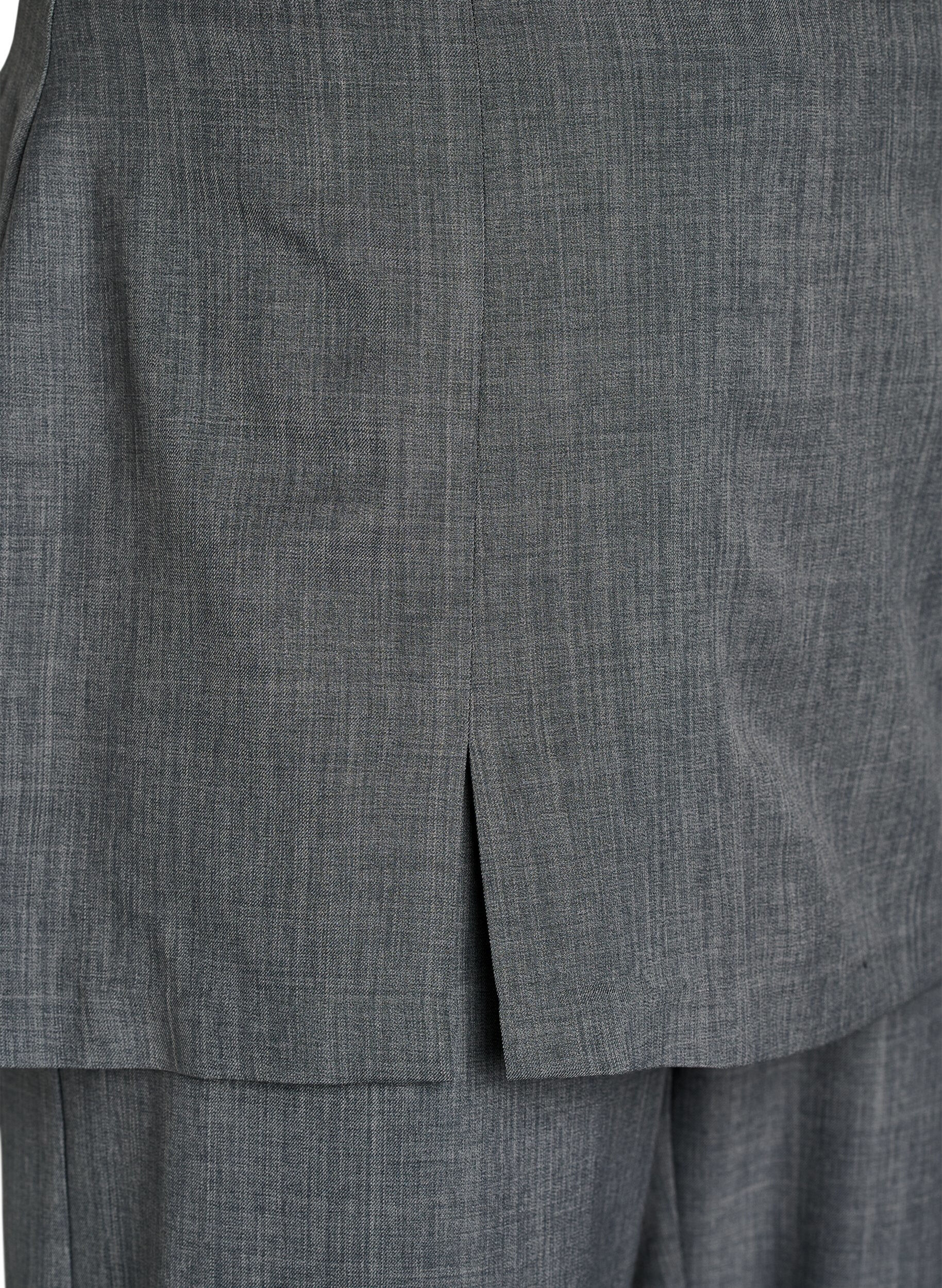ZizziStraight-fit broek met rok, Grijs, Packshot image number 2