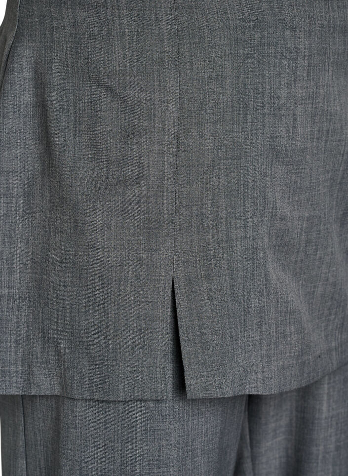 Straight-fit broek met rok, Grijs, Packshot image number 2