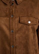 Imitatie suède overhemd, Bruin, Packshot image number 2