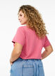 T-shirt in biologisch katoen met een coole print, Roze, Model image number 2