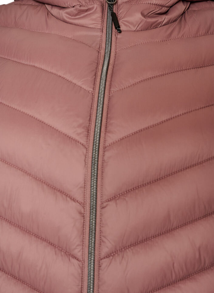 Lichtgewicht jas met capuchon, Roze, Packshot image number 2