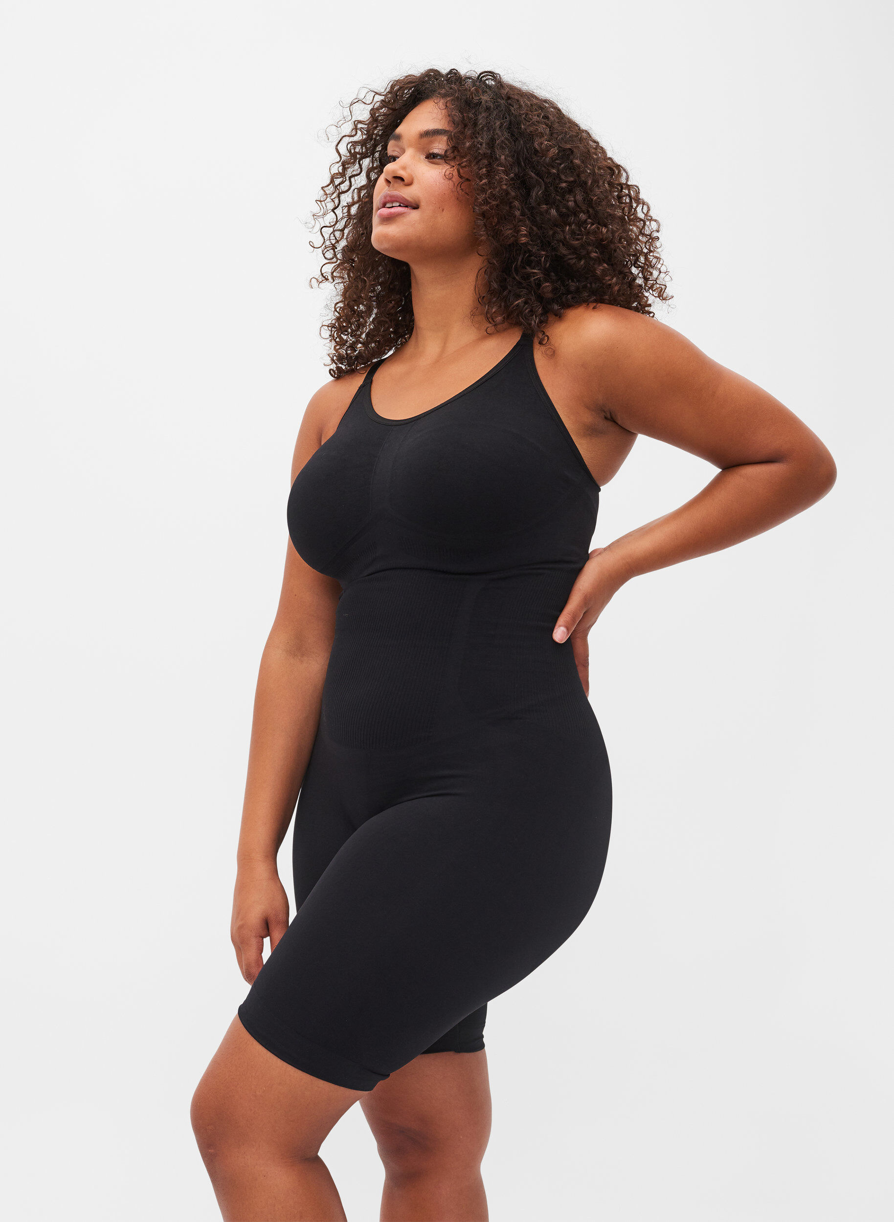 Shapewear bodysuit, Zwart, Model