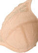 Gewatteerde kanten beha met beugel, Beige, Packshot image number 2
