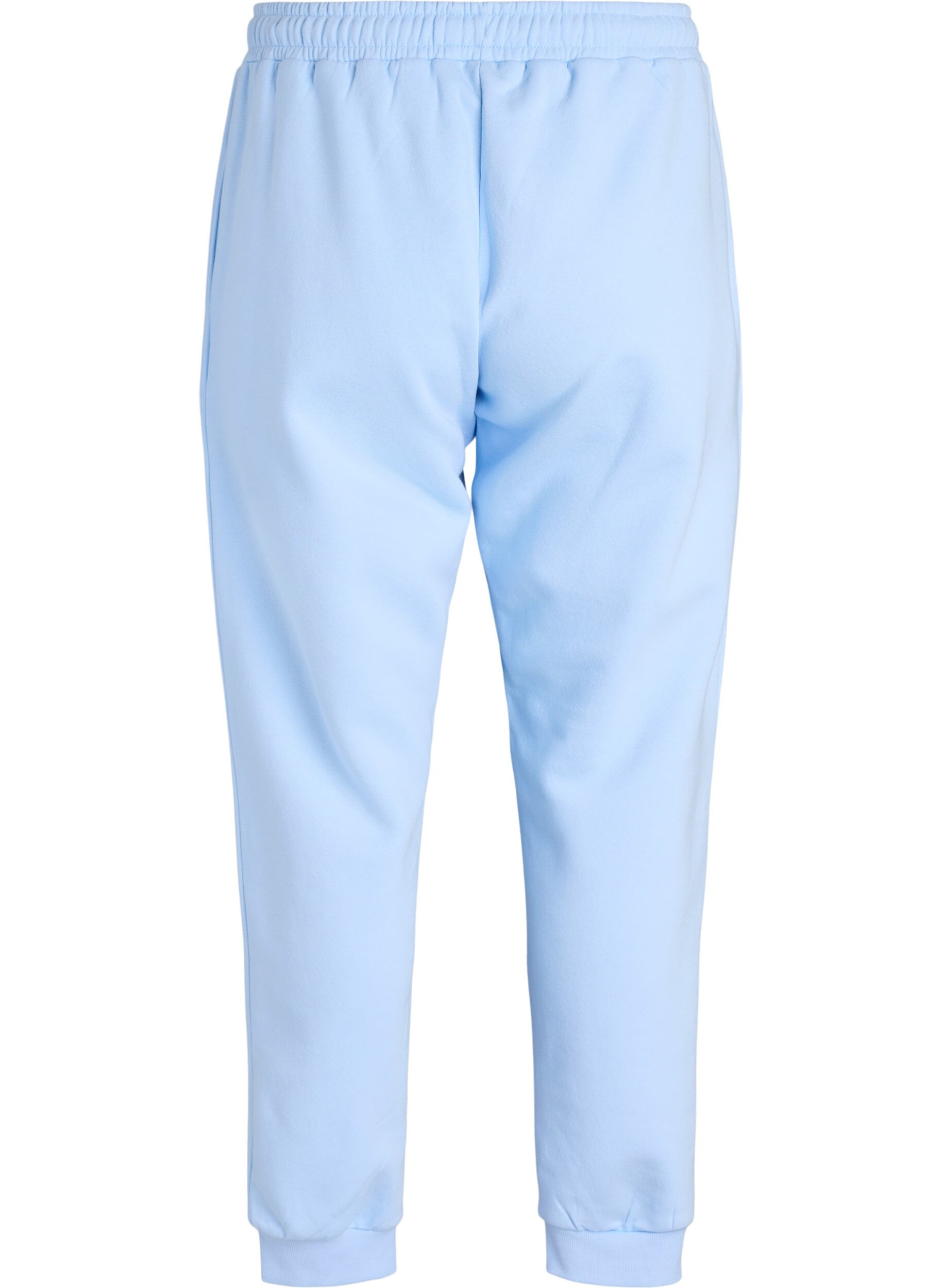 ZizziSweatpants met hoge taille, Blauw, Packshot image number 1