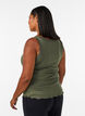 Top met kant, Groen, Model image number 2