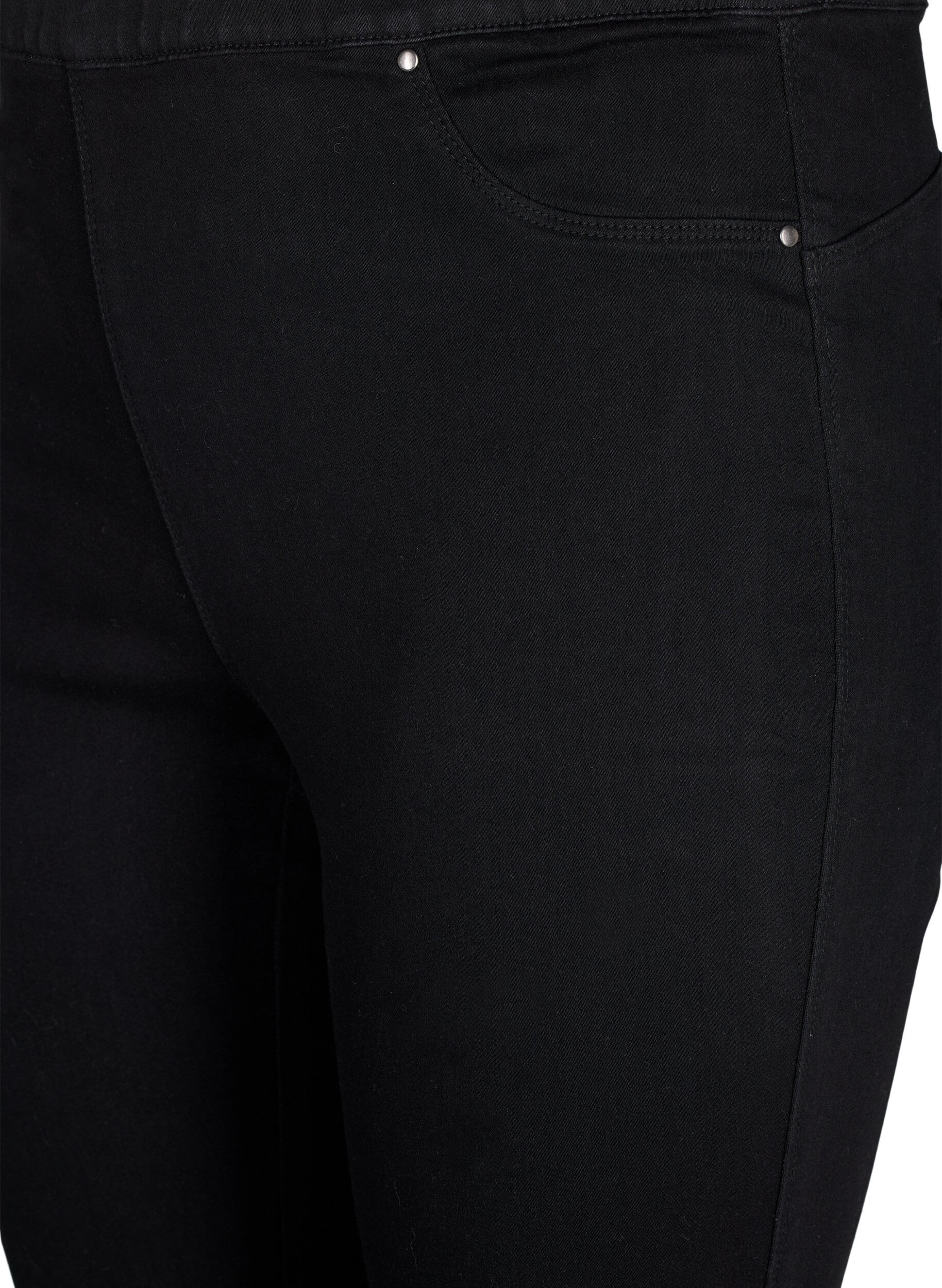 ZizziJeggings met hoge taille, Zwart, Packshot image number 2