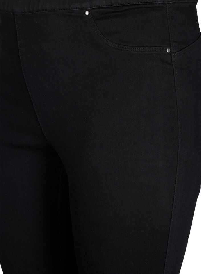 Jeggings met hoge taille, Zwart, Packshot image number 2