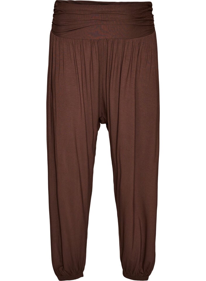 Loszittende harembroek, Bruin, Packshot image number 0