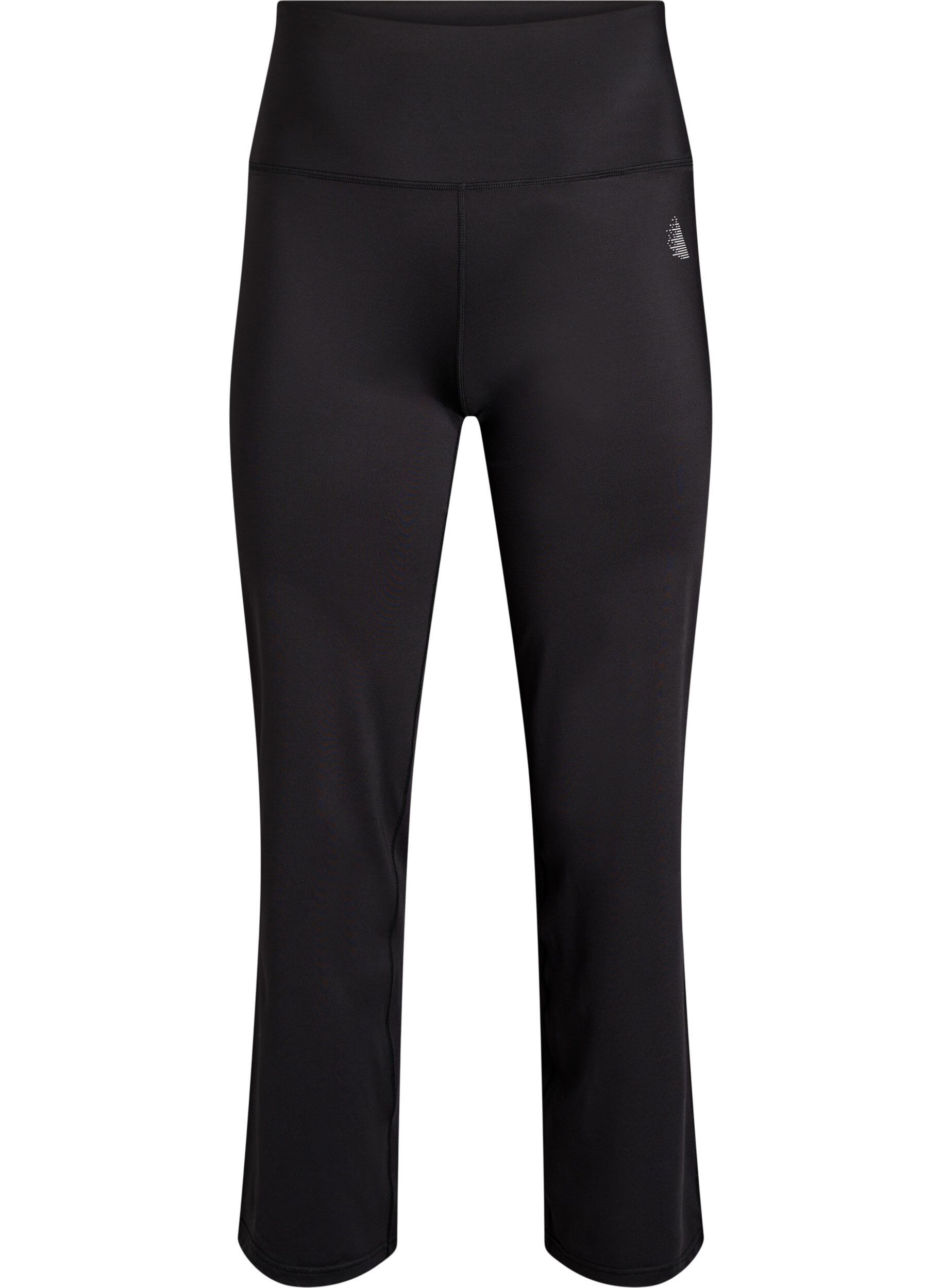 Uitlopende trainingsbroek met hoge taille