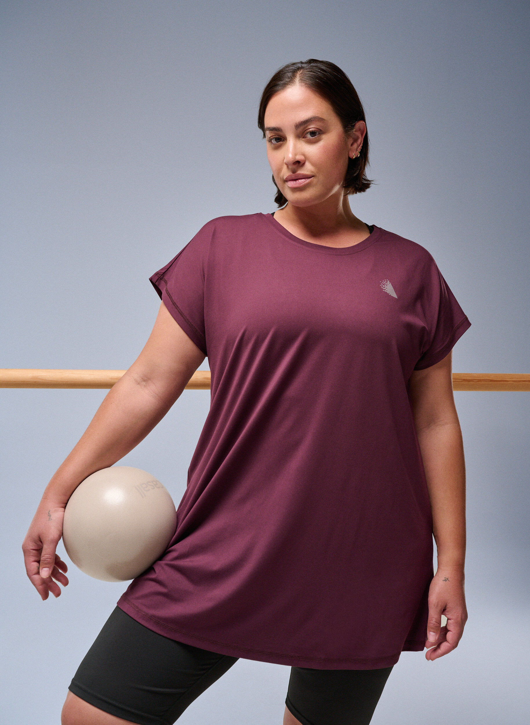 ZizziLang trainings T-shirt, Rood, Image image number 0